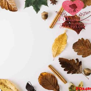 Vải phông nền hoa lá FO2489