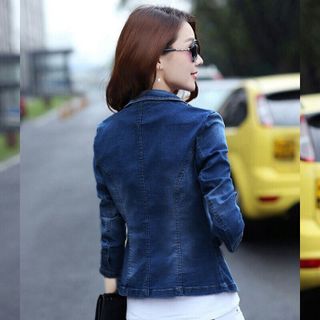 Áo Vest Jean Phối Túi Thời Trang