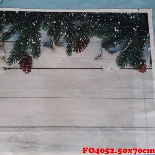 Vải phông nền giáng sinh FO4052