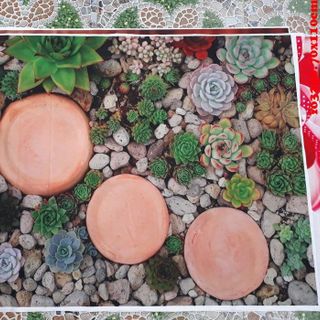 Vải phông nền hoa lá fo3246