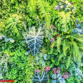 Vải phông nền hoa lá FO1075