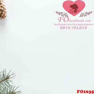 Vải phông nền giáng sinh FO1635