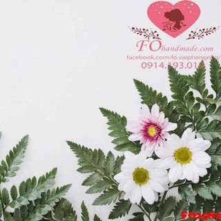 Vải phông nền hoa lá FO2582