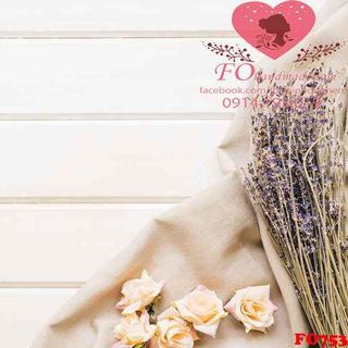 Vải phông nền hoa lá FO753