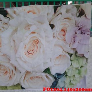 Vải phông nền hoa lá FO1204