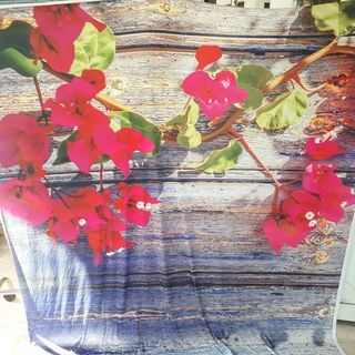 Vải phông nền hoa lá fo3250