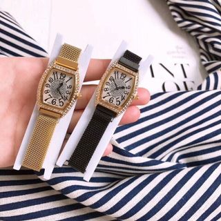 đồng hồ dây nam châm đính đá