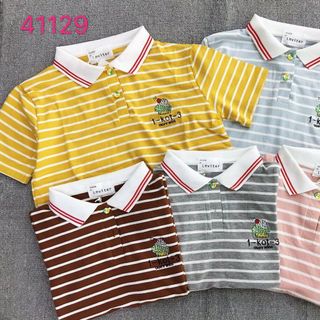 Áo thun nữ cổ bẻ 4 chiều