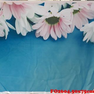 Vải phông nền hoa lá FO2604