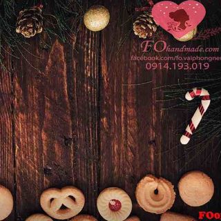 Vải phông nền giáng sinh FO03