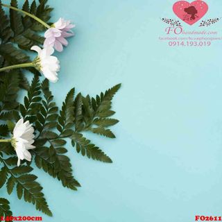 Vải phông nền hoa lá FO2611