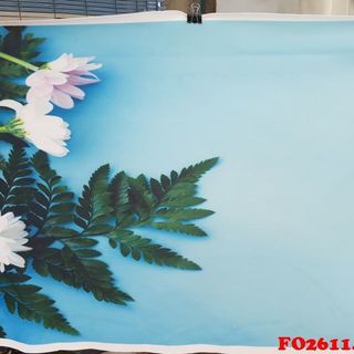 Vải phông nền hoa lá FO2611