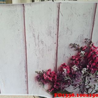 Vải phông nền hoa lá FO1338