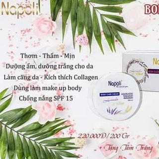 Kem body Napoli 220k tặng kèm tắm trắng giá sỉ