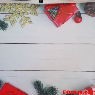 Vải phông nền giáng sinh FO2849