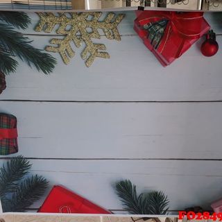 Vải phông nền giáng sinh FO2849