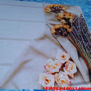 Vải phông nền hoa lá FO754