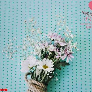 Vải phông nền hoa lá FO2741