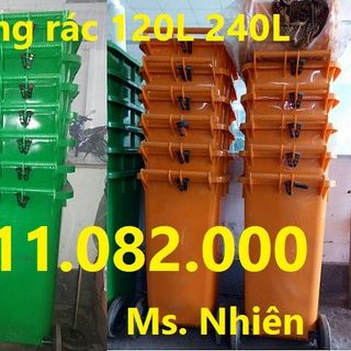 Chuyên bán thùng rác 120 lít 240 lít giá rẻ tại kiên giang- thùng rác siêu dầy- giá sỉ