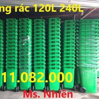 Chuyên bán thùng rác 120 lít 240 lít giá rẻ tại kiên giang- thùng rác siêu dầy-