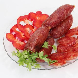 Lạp xưởng Sóc Trăng - Lạp xưởng tươi hút chân không - hộp/ bao bì 500g