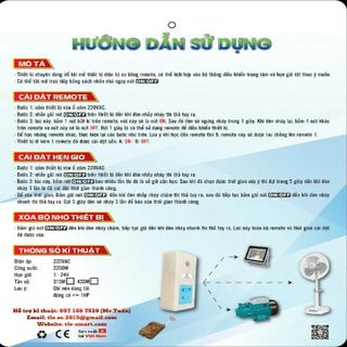 Ổ CẮM ĐIỀU KHIỂN 2200W