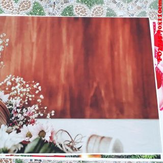 Vải phông nền hoa lá FO2745