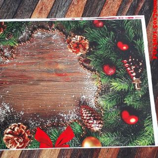 Vải phông nền giáng sinh FO13801