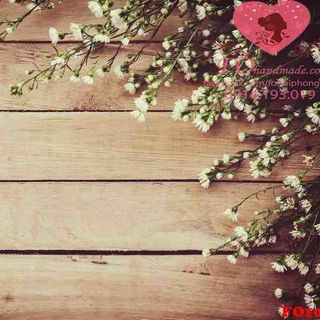 Vải phông nền hoa lá FO1054