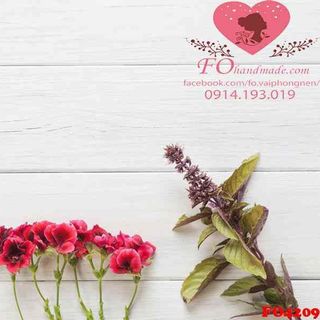 Vải phông nền hoa lá FO4209