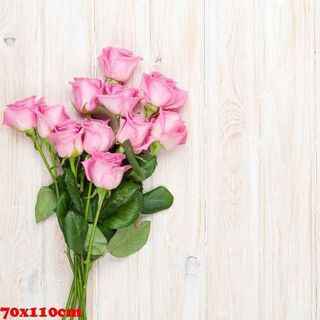 Vải phông nền hoa lá fo13418