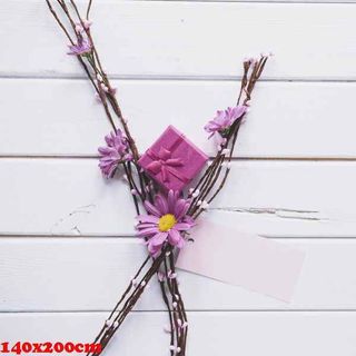 Vải phông nền hoa lá FO8058