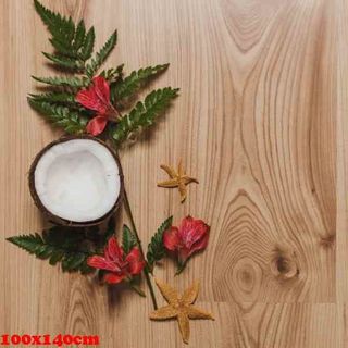 Vải phông nền hoa lá fo8899