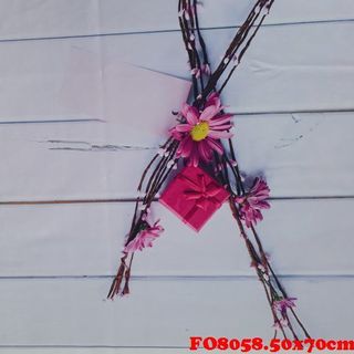 Vải phông nền hoa lá FO8058