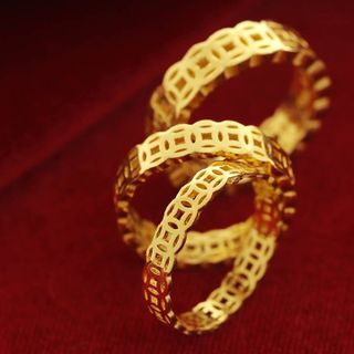 Nhẫn Kim Tiền - Trang Sức Hava Hồng Kông