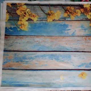 Vải phông nền hoa lá FO7073