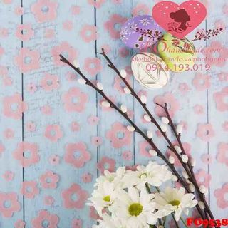 Vải phông nền hoa lá FO9538