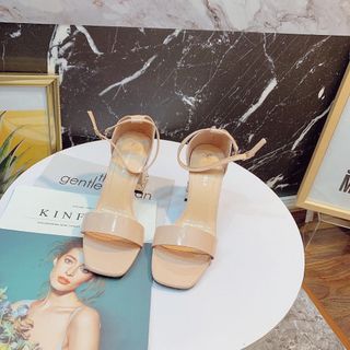 Giày sandal cao gót đính đá