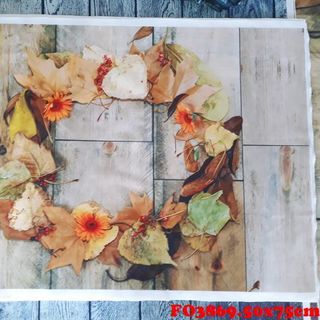 Vải phông nền hoa lá FO3869