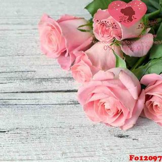 Vải phông nền hoa lá Fo12097