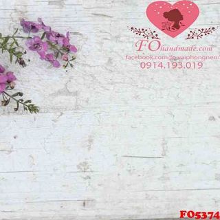 Vải phông nền hoa lá FO5374