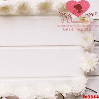 Vải phông nền hoa lá fo3312