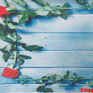 Vải phông nền hoa lá FO3902