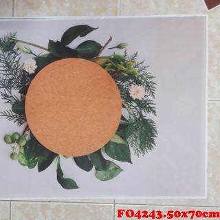 Vải phông nền hoa lá FO4243