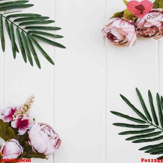 Vải phông nền hoa lá Fo11243