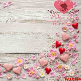 Vải phông nền hoa lá Fo12156