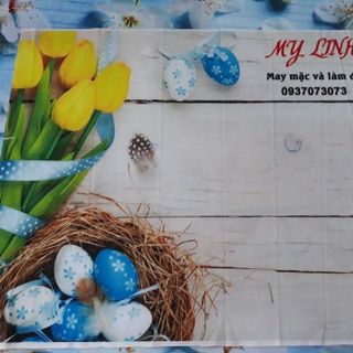 Vải phông nền hoa lá FO10509