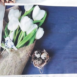 Vải phông nền hoa lá FO7489