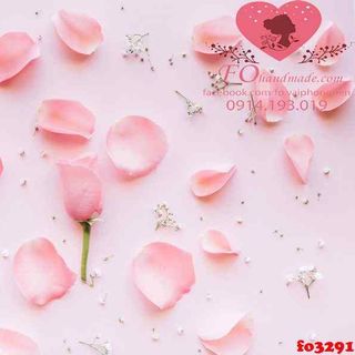 Vải phông nền hoa lá fo3291