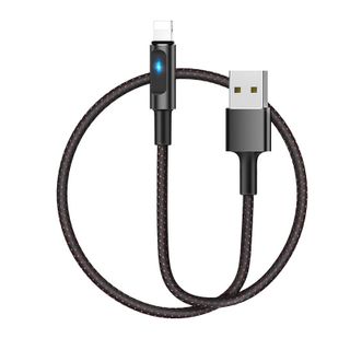 Hoco - Dây Cáp Sạc Nhanh Tự Ngắt U47 Cổng Lightning Có Đèn Led - 120cm